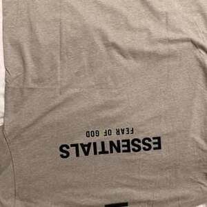 Fear of God Essentials T-Shirt - Heather Grey, Oversized XL - Fear of God